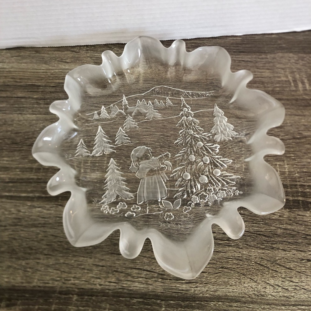 Vtg Mikasa Winter Scene Platter - Picture 2 of 10